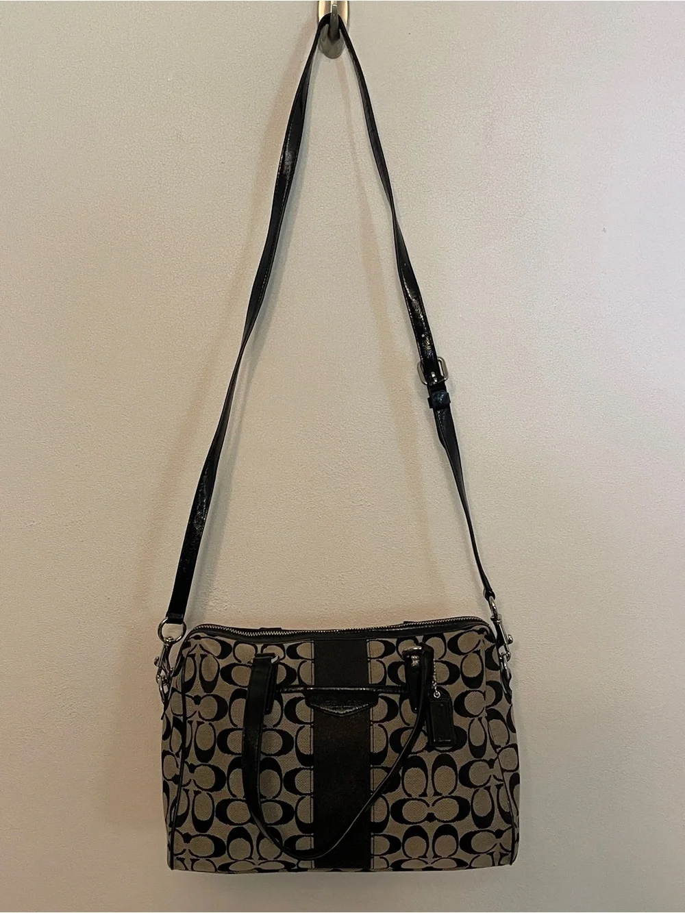 Coach signature stripe